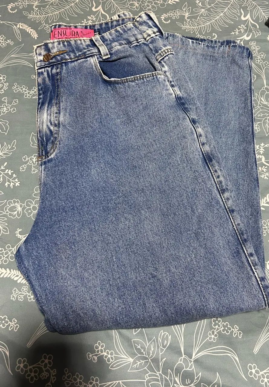 Calça jeans Mom