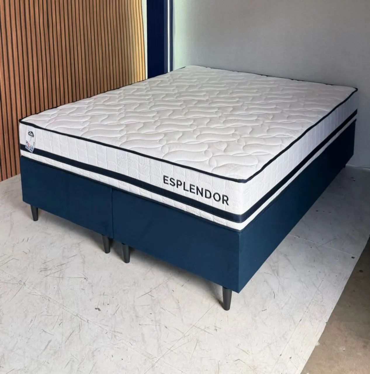 Cama box Queen Explendor molas ensacadas Ley em mega Promoção! - Foto 4