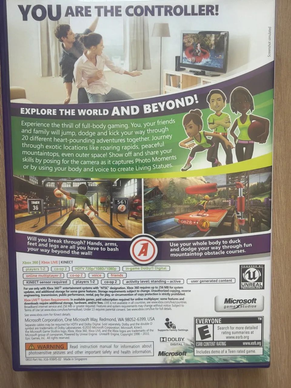 XBOX 360 KINECT - KINECT ADVENTURES  - Foto 2