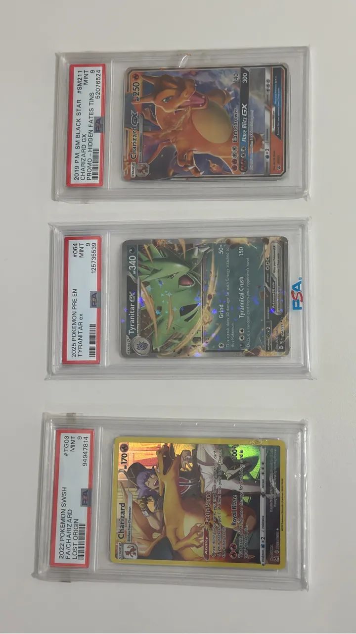 3 cartas graduadas Pokémon PSA 9  - Foto 2