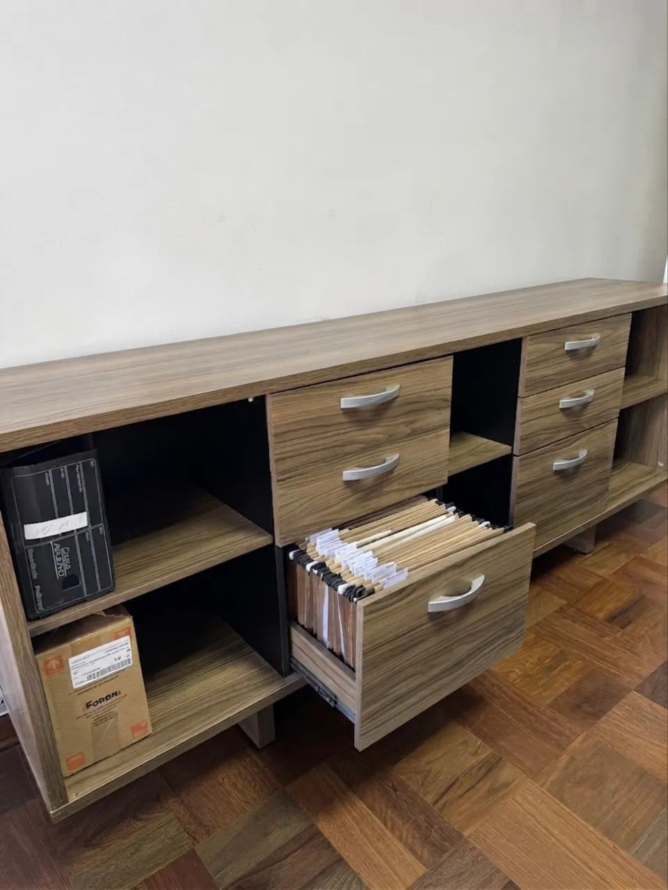 CONJUNTO COMPLETO DE MÓVEIS PARA ESCRITÓRIO | ÓTIMO ESTADO - Foto 2