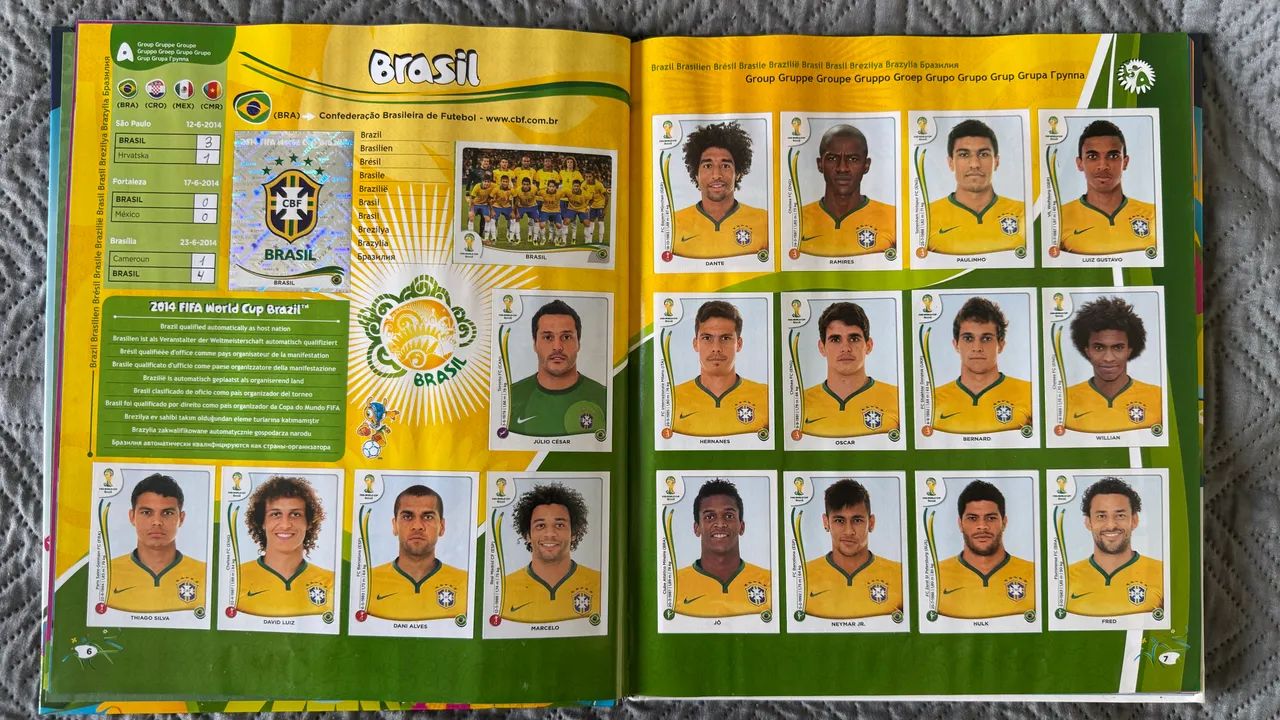 Álbum Copa 2014 - Brasil (capa dura e completo) - Foto 3
