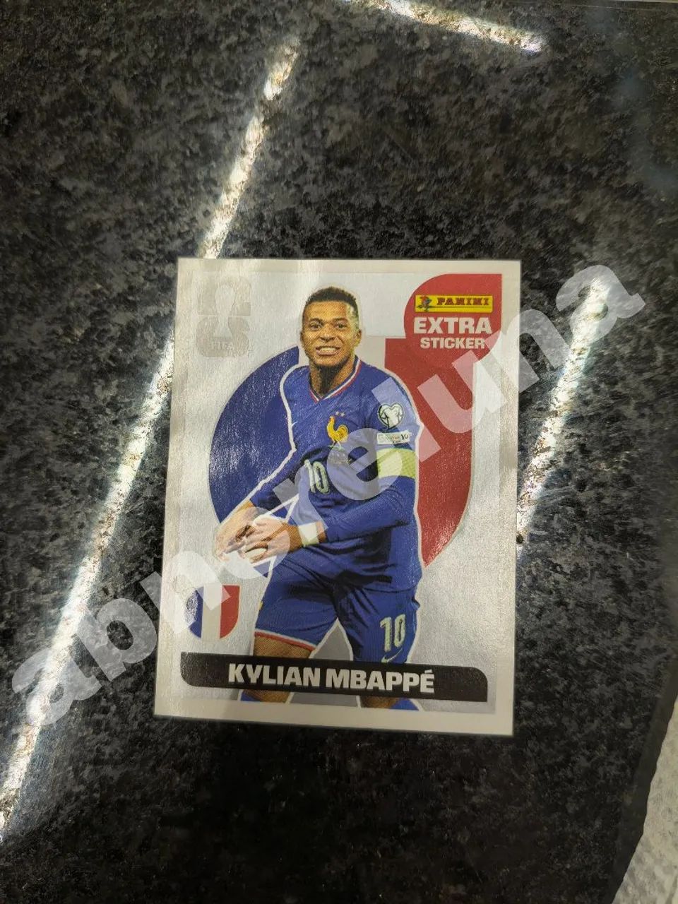 MABPPÉ PRATA PANINI FIGURINHA EXTRA STICKER