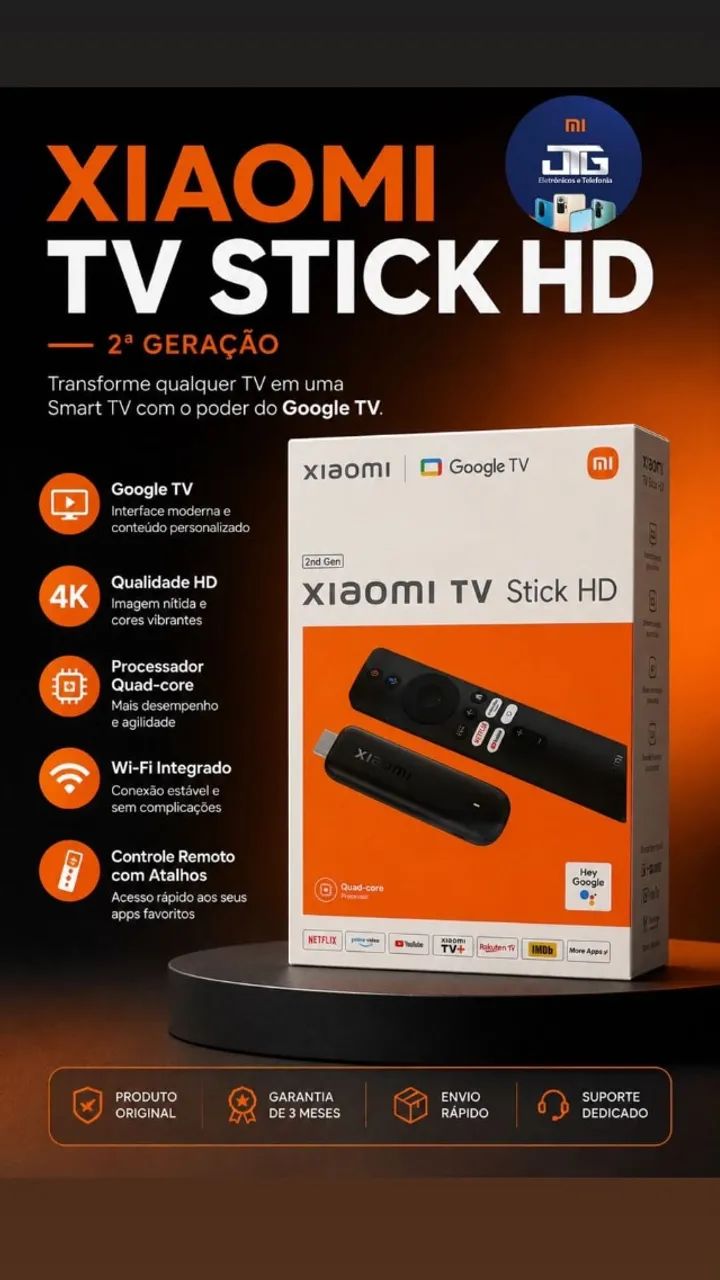 Xiaomi TV Stick HD - 2°Geração