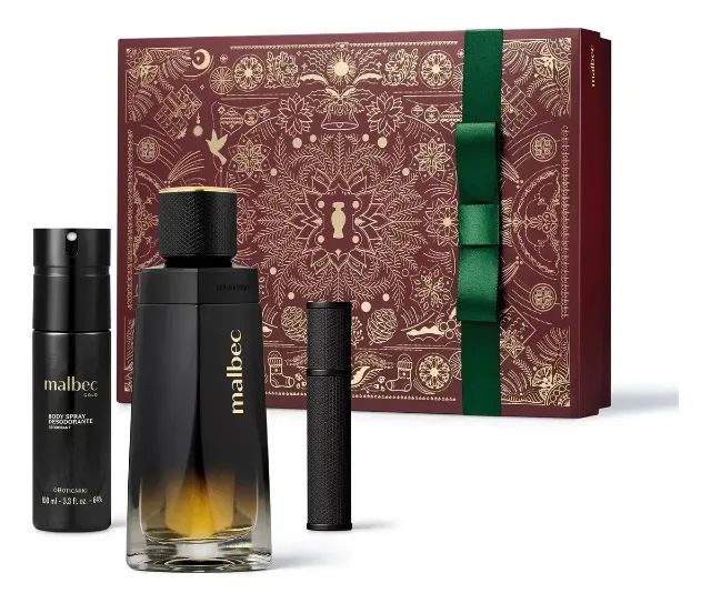 Kit Presente Natal Malbec Gold (3 Itens) 2026