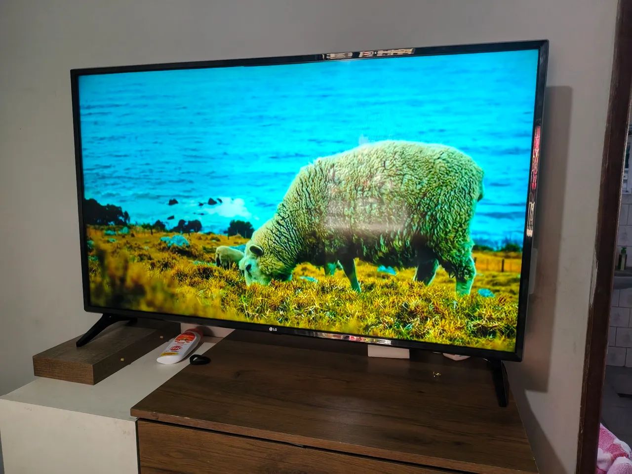 Smart 50 polegadas da LG 4k sistema welbos funciona normalmente. Com detalhes na tela  - Foto 2