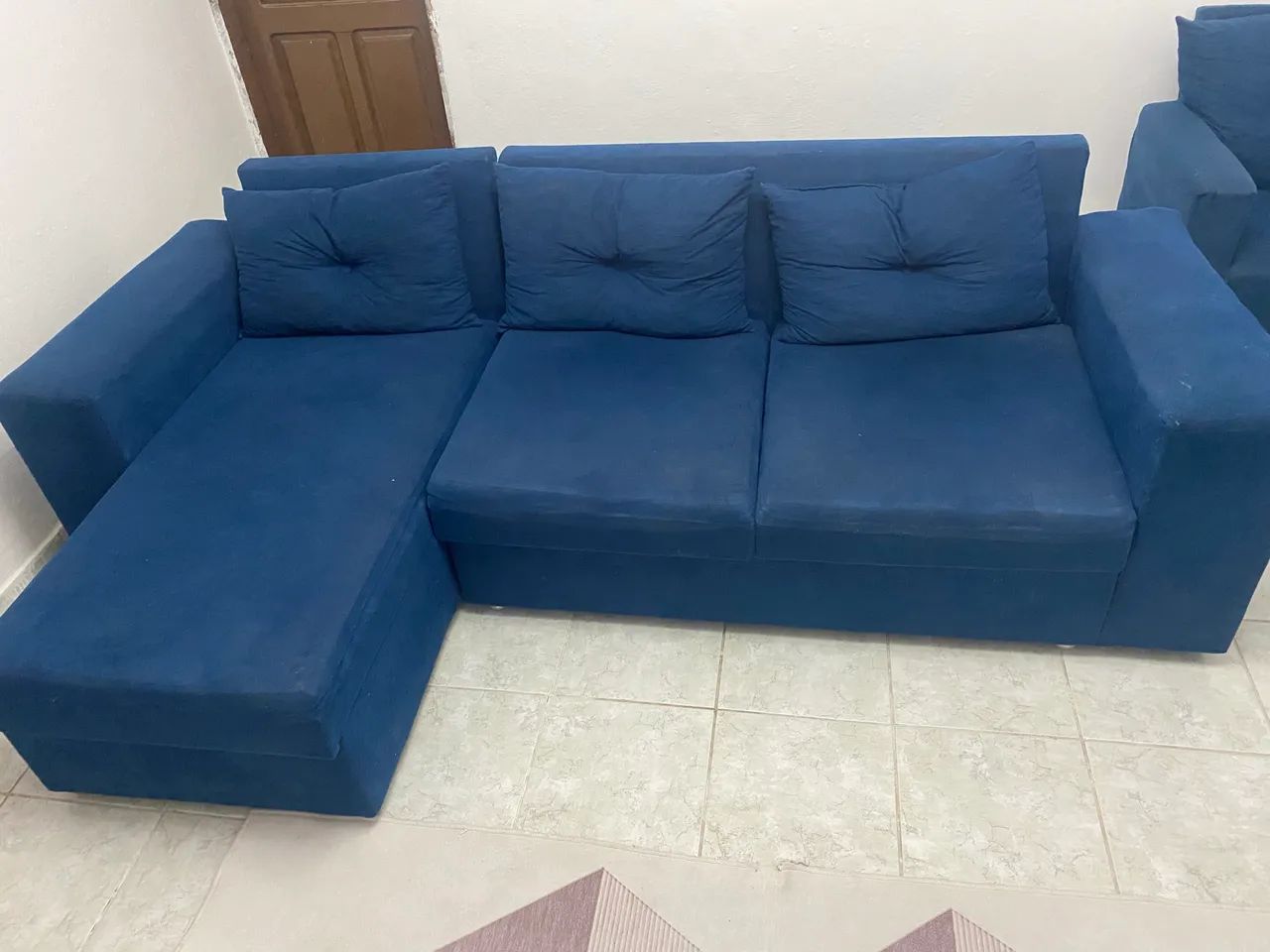 Sofá em formato de L