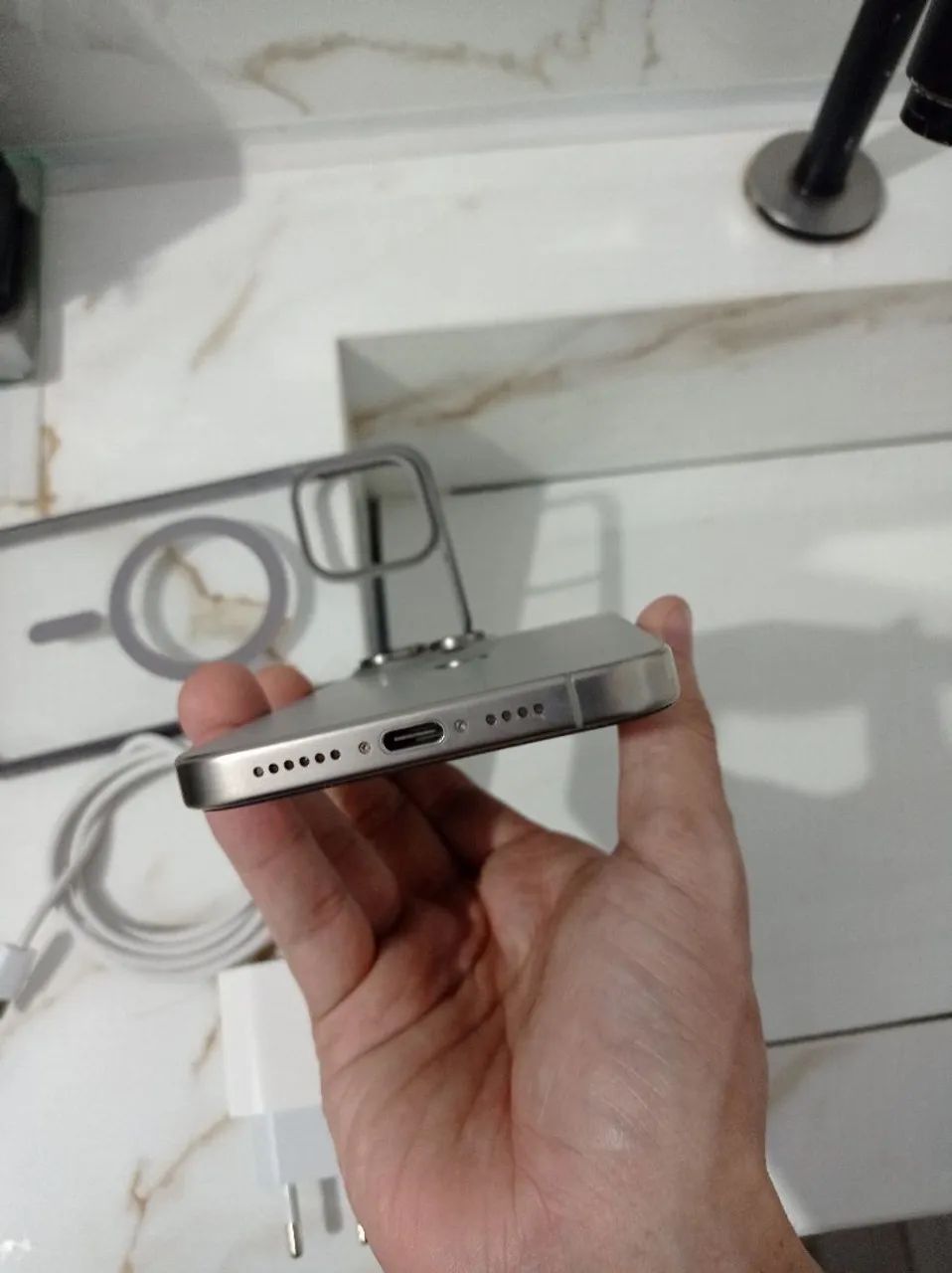 iPhone 15 Pro Max 256GB Titânio  - Foto 5