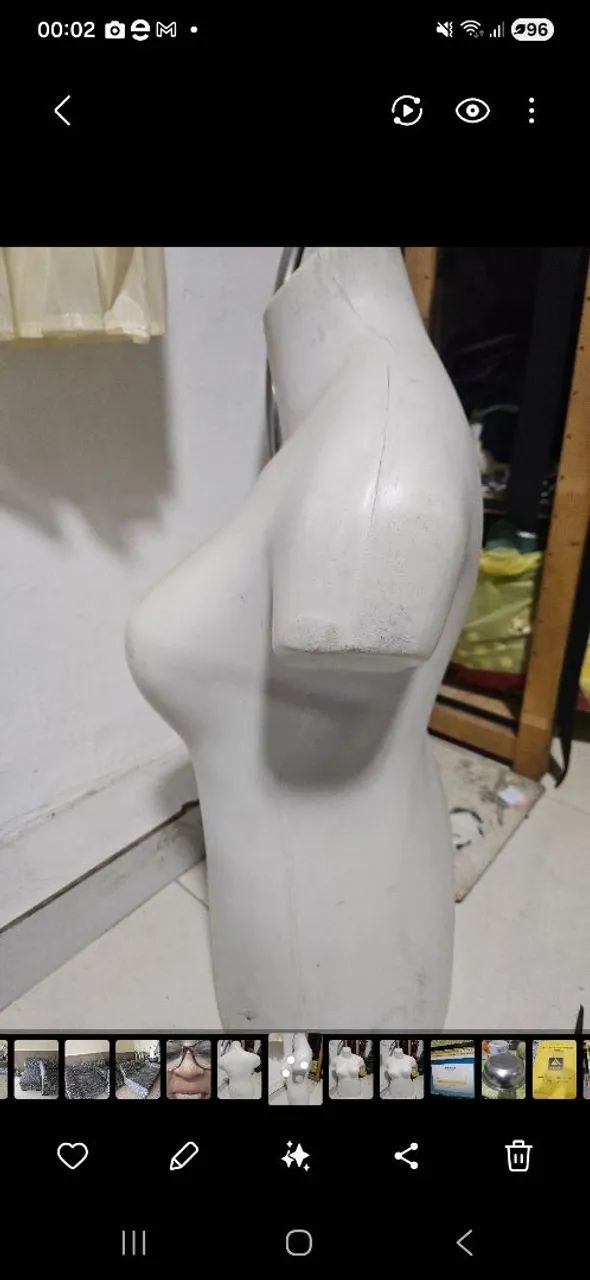 Manequim de busto usado feminino plus size - Foto 3