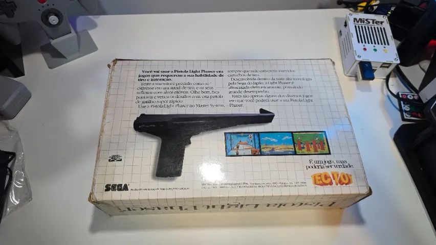 Light Phaser de Master System original Tectoy na caixa funcionando 100% - Foto 3