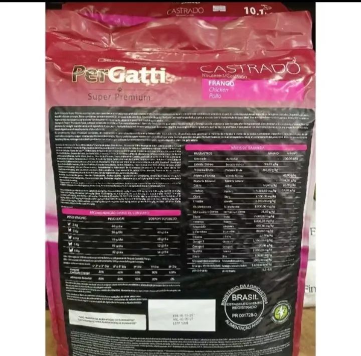 Ração Super Premium Per gatti Gatos Castrados 10,1kg - Foto 5