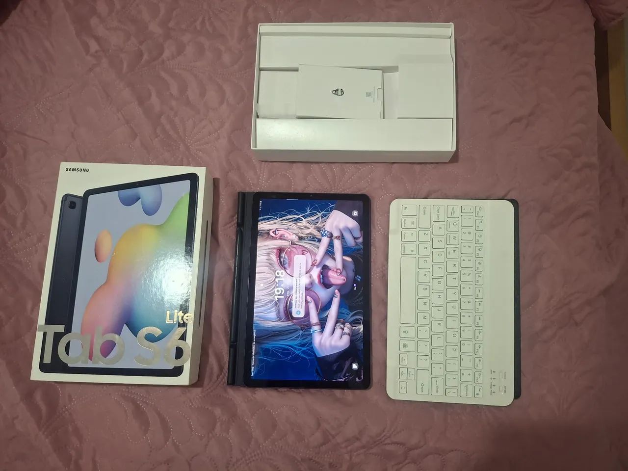 GALAXY TAB S6 LITE + CAPA, CANETA E TECLADO - Foto 4