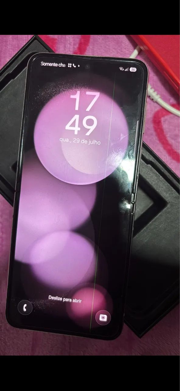 Galaxy zflip5 256gb Linha verde - Foto 3