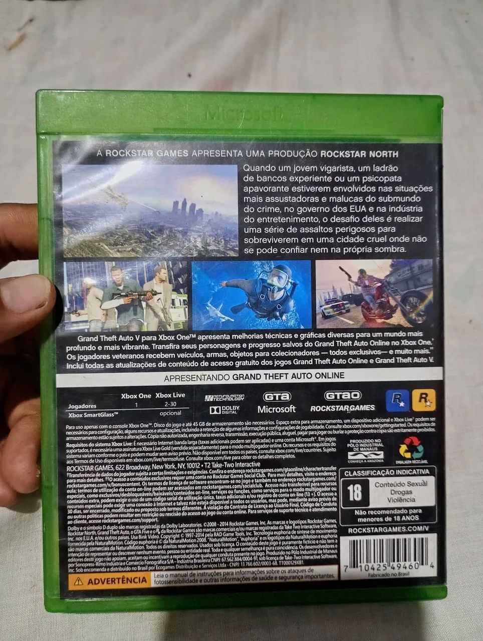 Jogos Xbox one GTA v 5  - Foto 4