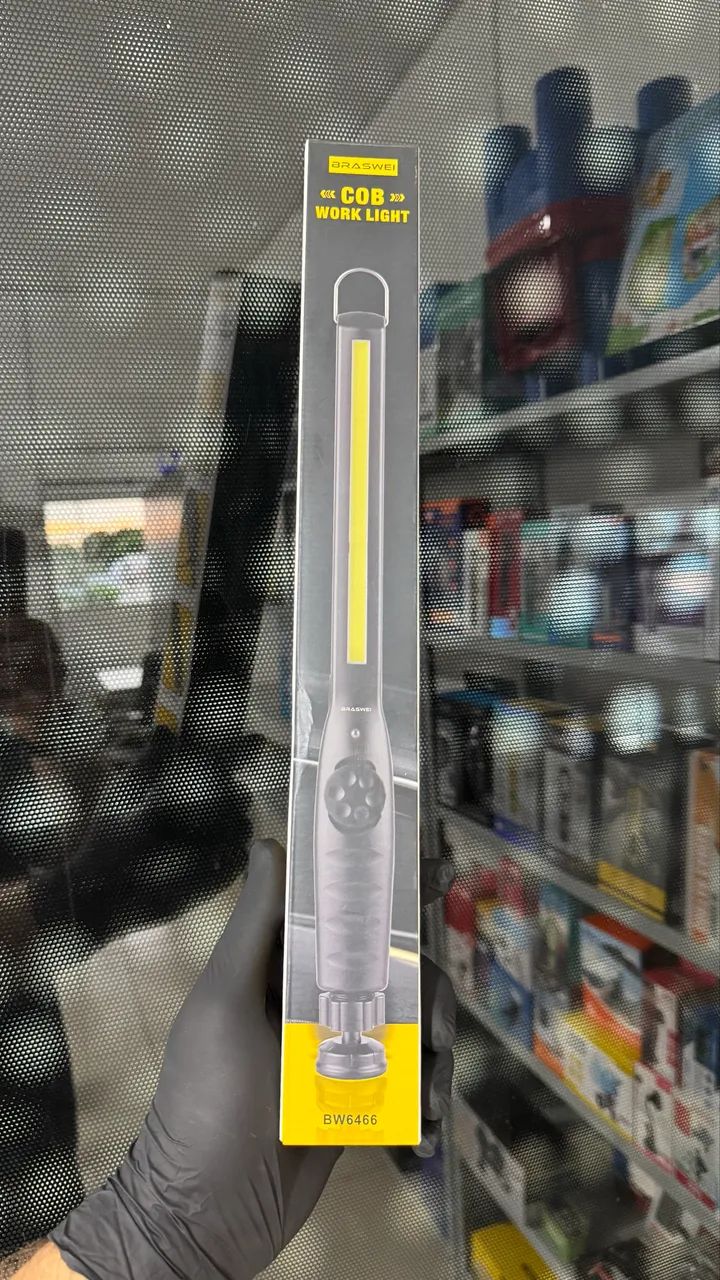 Lanterna De Led Cob Braswei Bw6466 Com Imã E Gancho