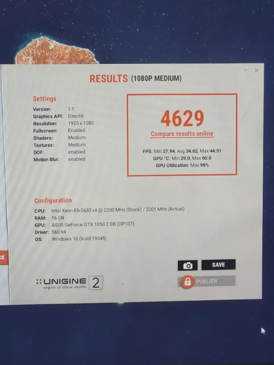 Placa de video GTX 1050 2GB Asus Branca - Foto 4