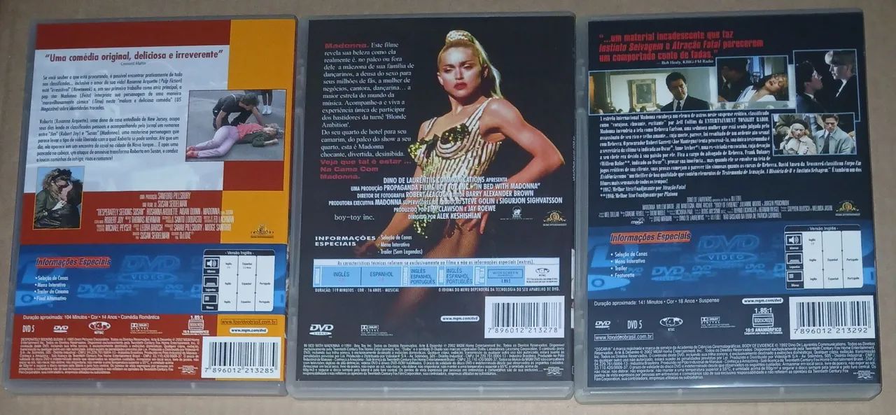 Box Dvds Filmes Madonna (3 Filmes) - Foto 3