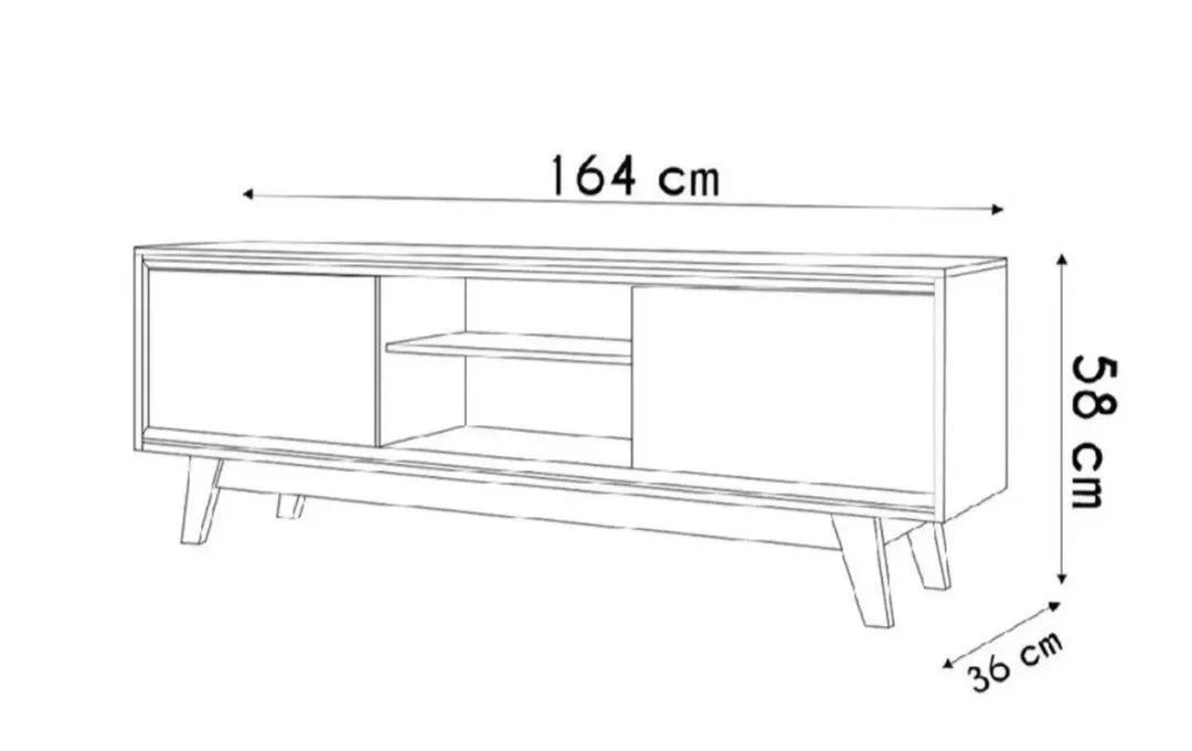 Rack amadeirado semi novo.  - Foto 5