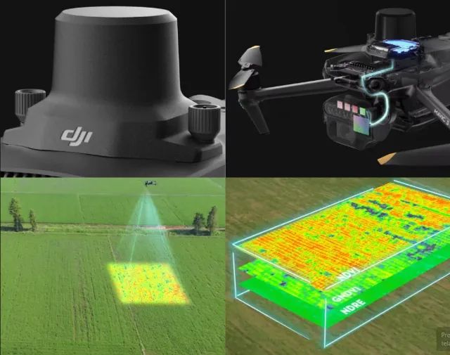 Drone Dji Mavic 3 Multispectral Com Kit 4 Baterias - Foto 3