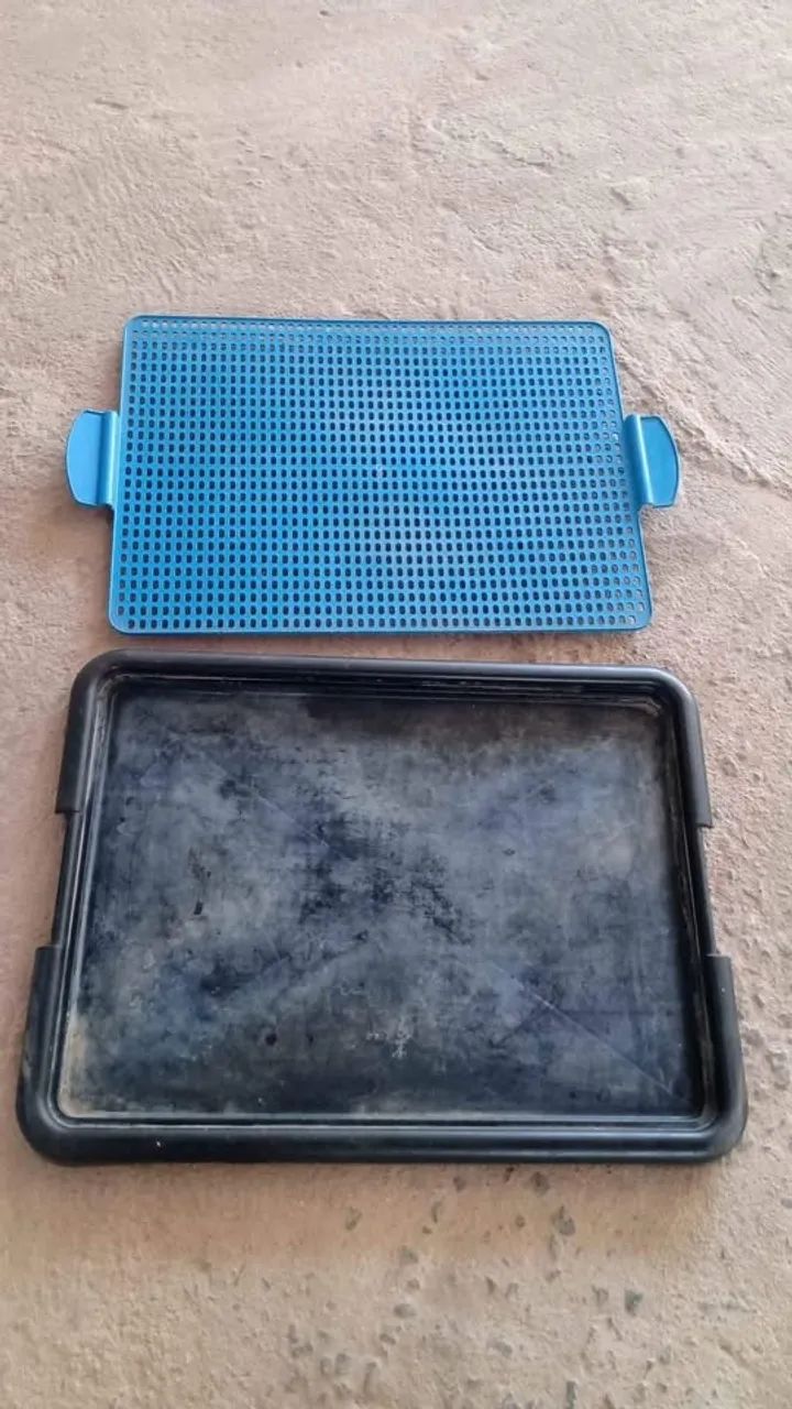 SANITARIO ou  TAPETE HIGIENICO PARA CACHORRO + VASILHA D?AGUA TAMANHO 56x42cm R$ 10,00 - Foto 3