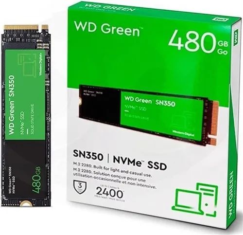 HD SSD NVMe 240GB WD Green novo lacrado