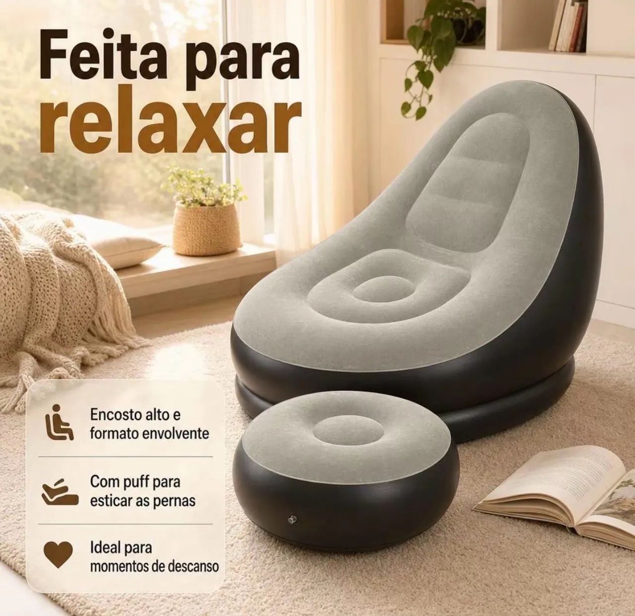 Sofá inflável  - Foto 2
