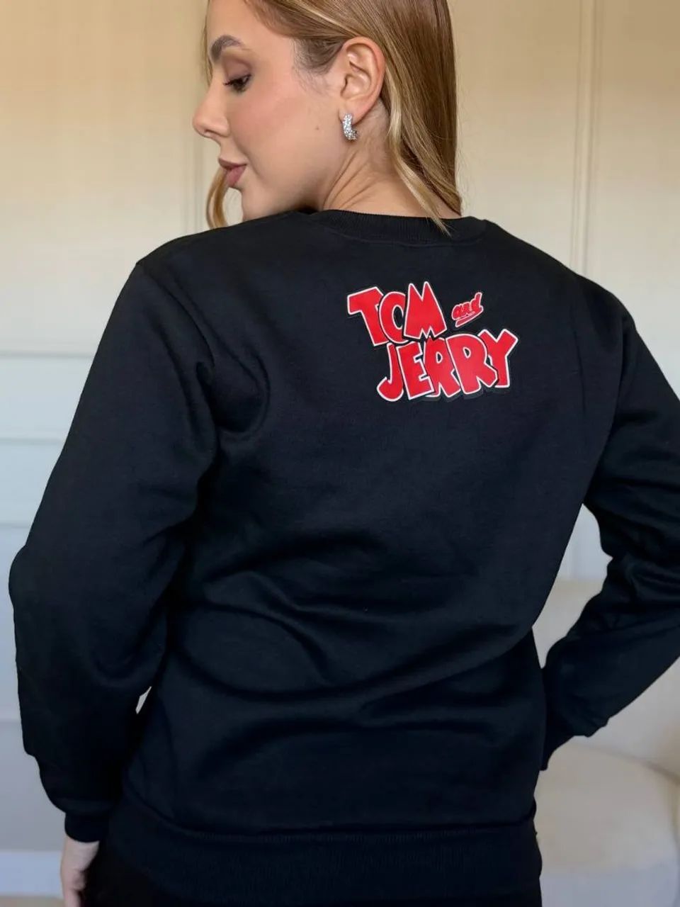 Blusa de moletom Tom e Jerry P - Foto 2