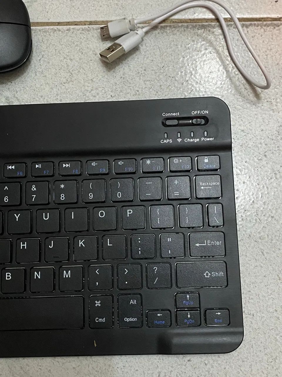kit teclado e mouse bluetooth - Foto 2