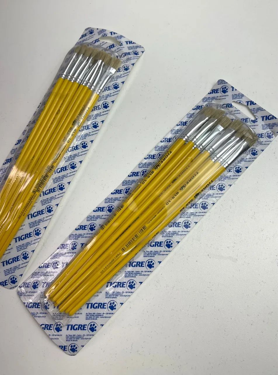 Pincéis novos 