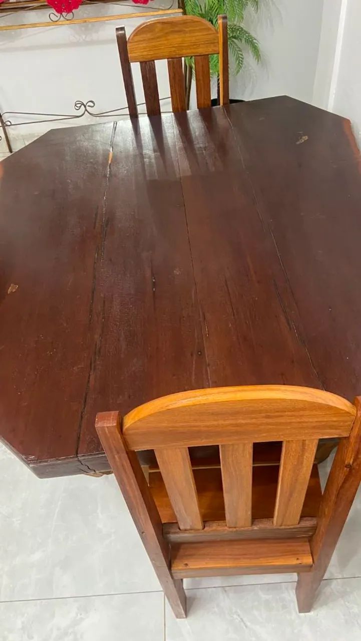 MESA DE ANGELIM( com 6 cadeiras) - Foto 3