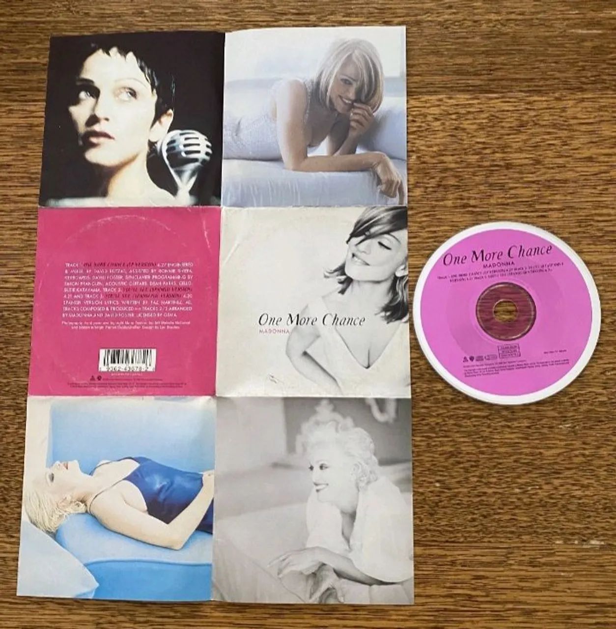 Madonna CD Single Importado UK Edition One More Chance com Pôster 