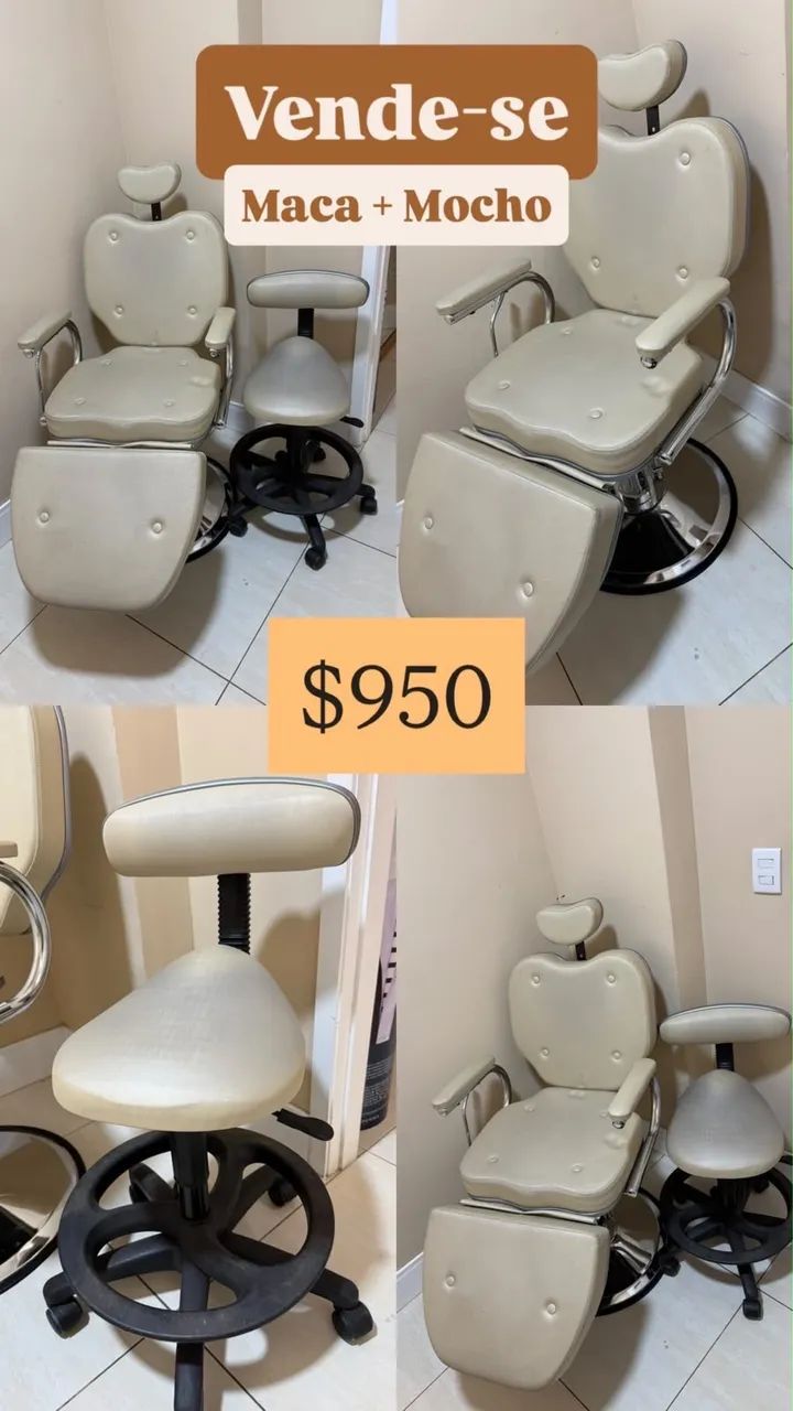 Vendo Maca Profissional Estética! Acompanha o mocho. 