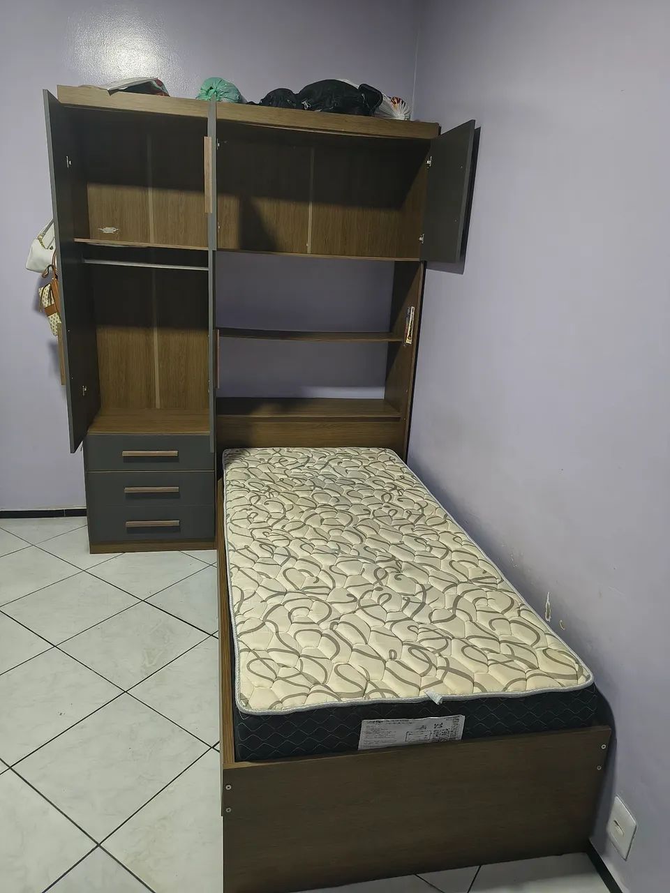 Guarda roupa com cama embutido  - Foto 3