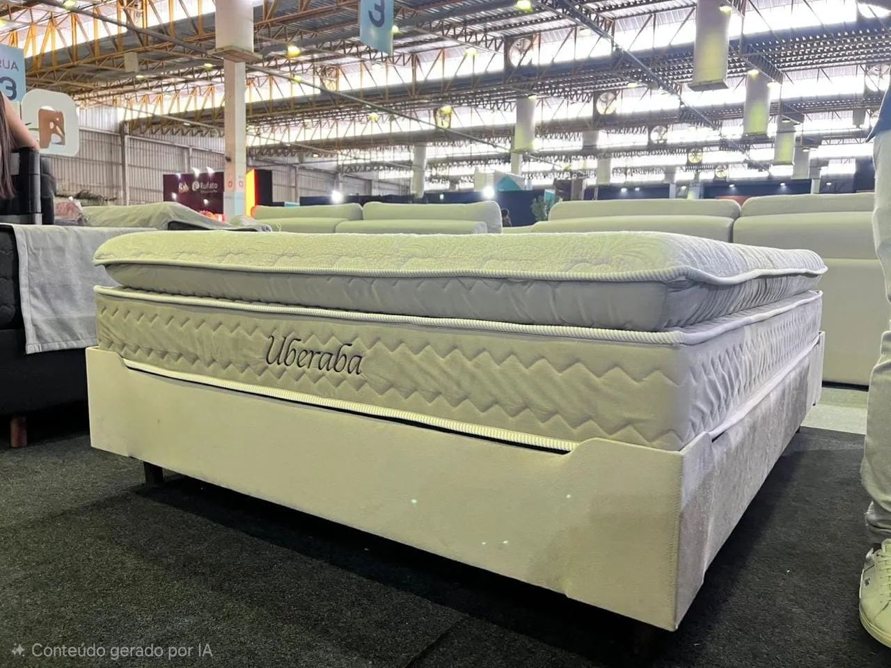 Colchão Uberaba Queen Espuma Viscoelástica D28 - 158x198x30 Entrega Rápida - Foto 2