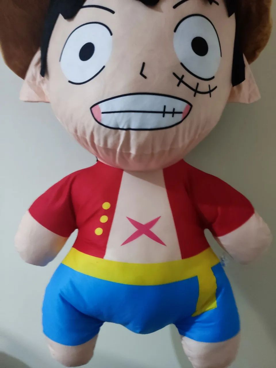 Pelúcia Monkey D. Luffy do anime One Piece 80cm - Foto 2