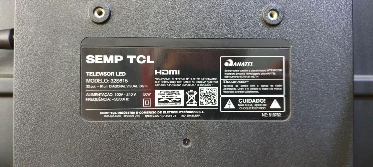 SMART TV TCL 32" POLEGADAS - FUNCIONANDO  - Foto 2
