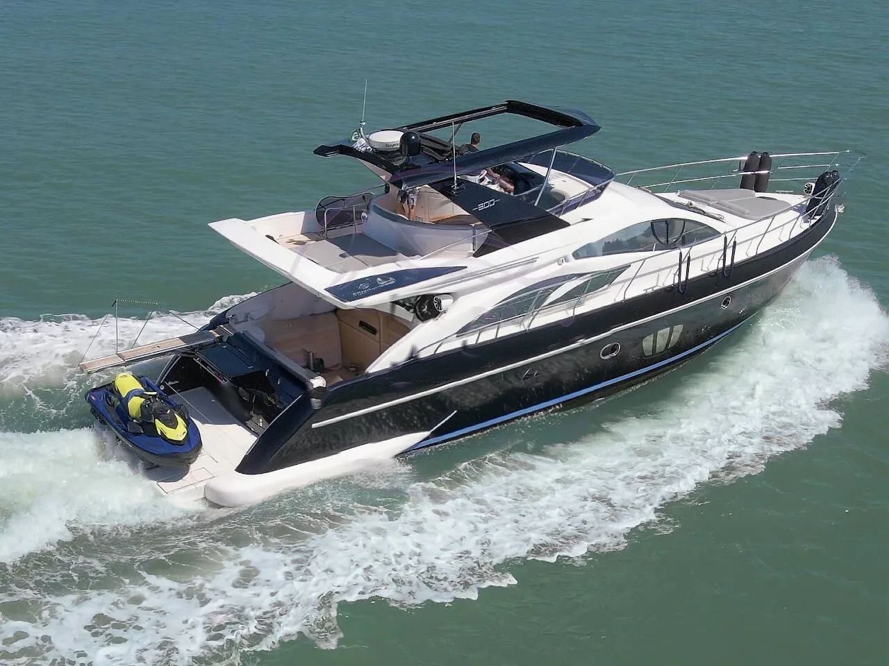AZIMUT 60 pés Flybrigde plataforma submergível  - Foto 3