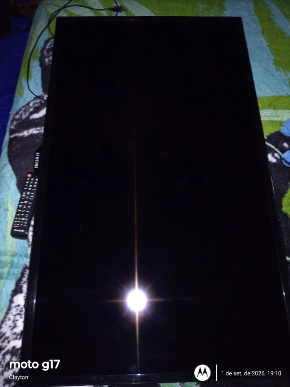 Tv Samsung 40 polegadas led,(não é smart)td funcionando perfeitamente,com controle orig - Foto 2