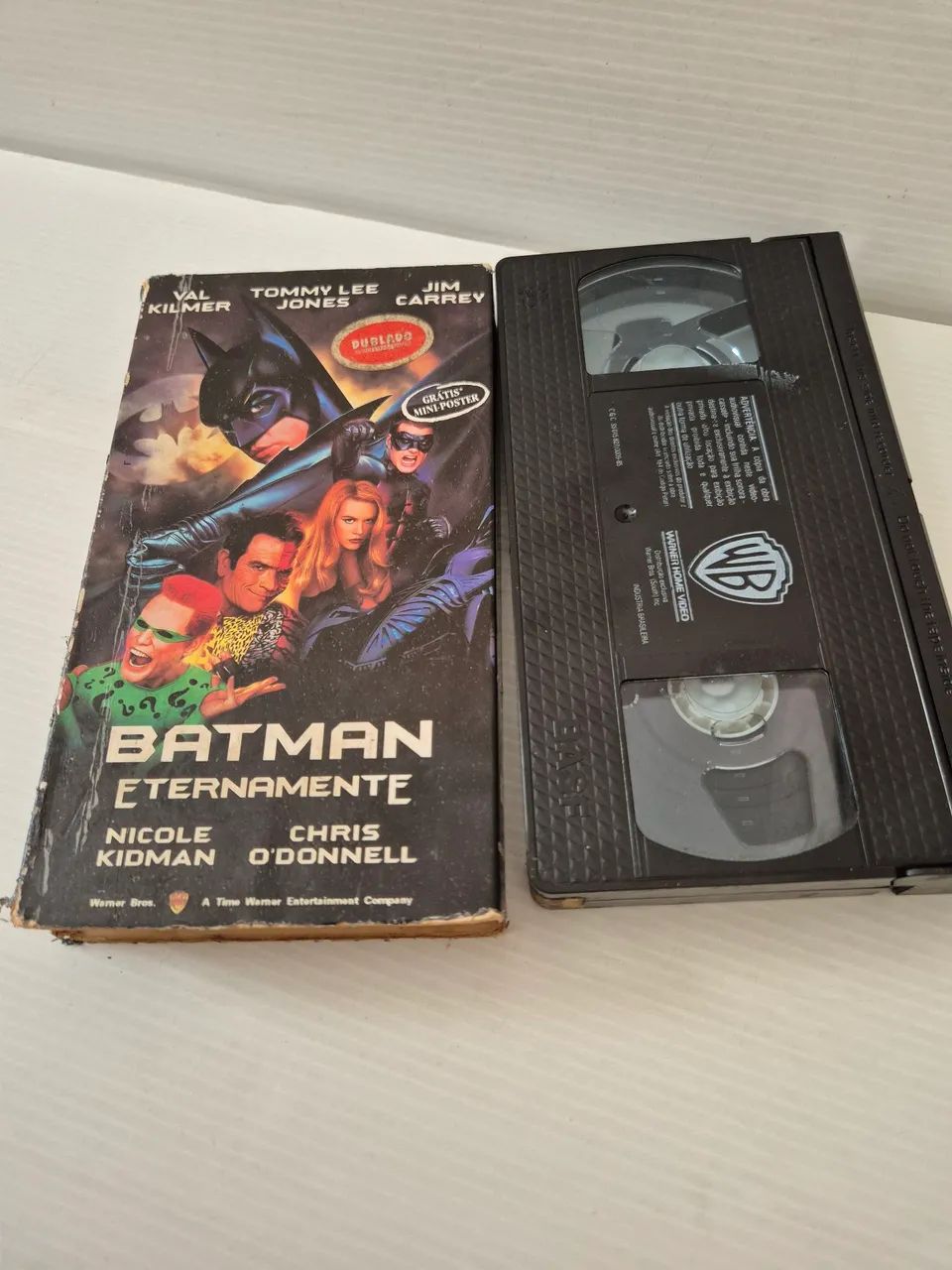 Fita VHS Batman Eternamente 1995 (Original Warner Bros) - Foto 5