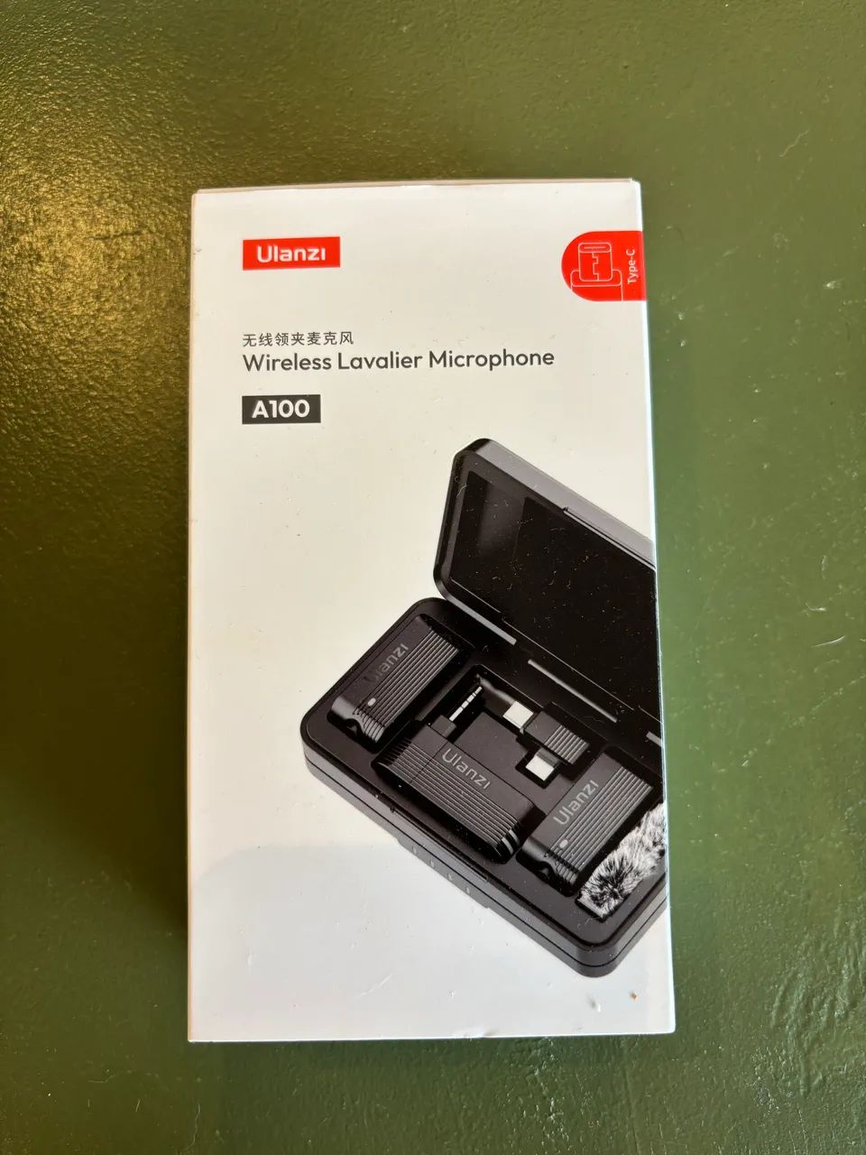 Microfone Lapela Sem Fio Ulanzi A100 | Novo, Lacrado