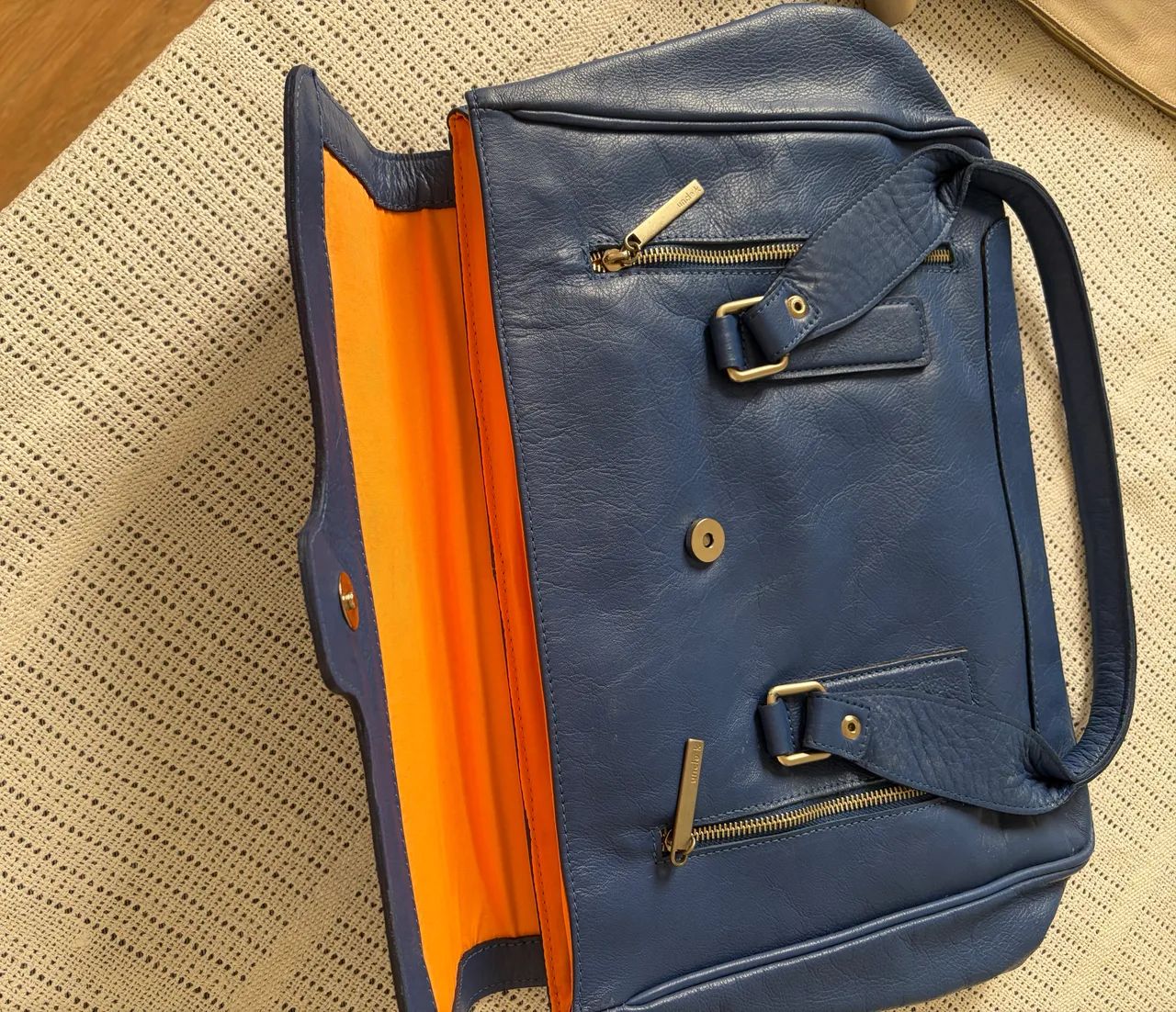 Bolsa em couro Uncle K - Foto 4