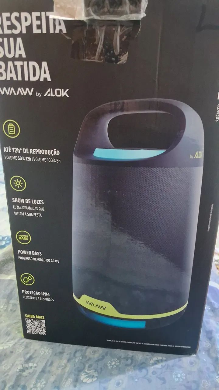 Caixa de som Bluetooth alok - Foto 4