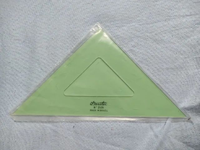 Esquadros e Compasso Para Curso de Desenho técnico  - Foto 3