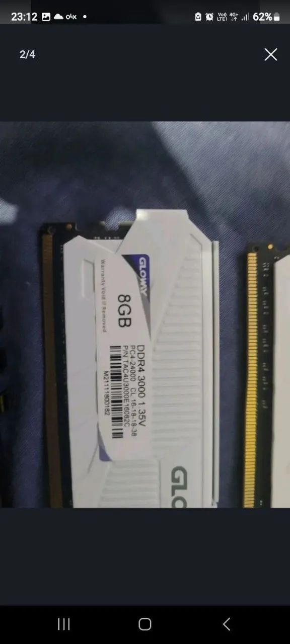 Ddr4 gloway 8gb 3000ghz