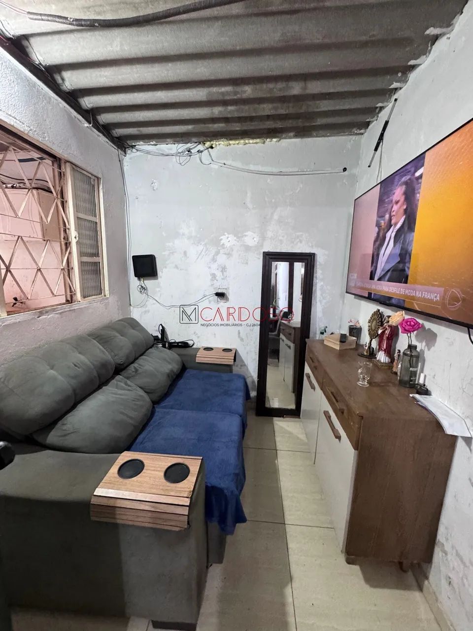 Casa 02 quartos em samambaia norte DF, escriturada, com casa de fundos - Foto 3