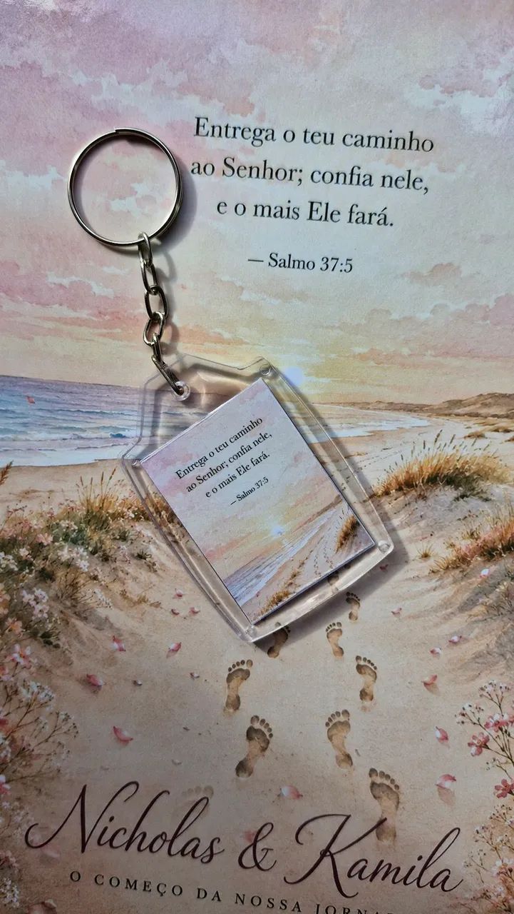 Chaveiro acrílico personalizado 