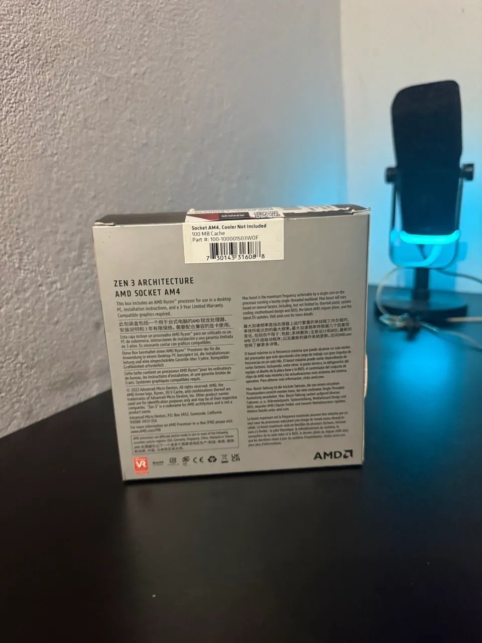 PROCESSADOR AMD 7 5700X3D POUCO USADO 