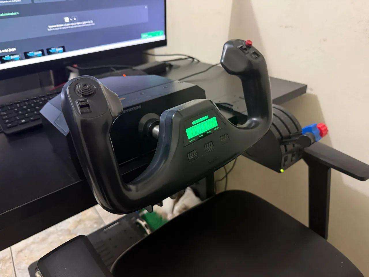 Flight Yoke System - Manche Avião