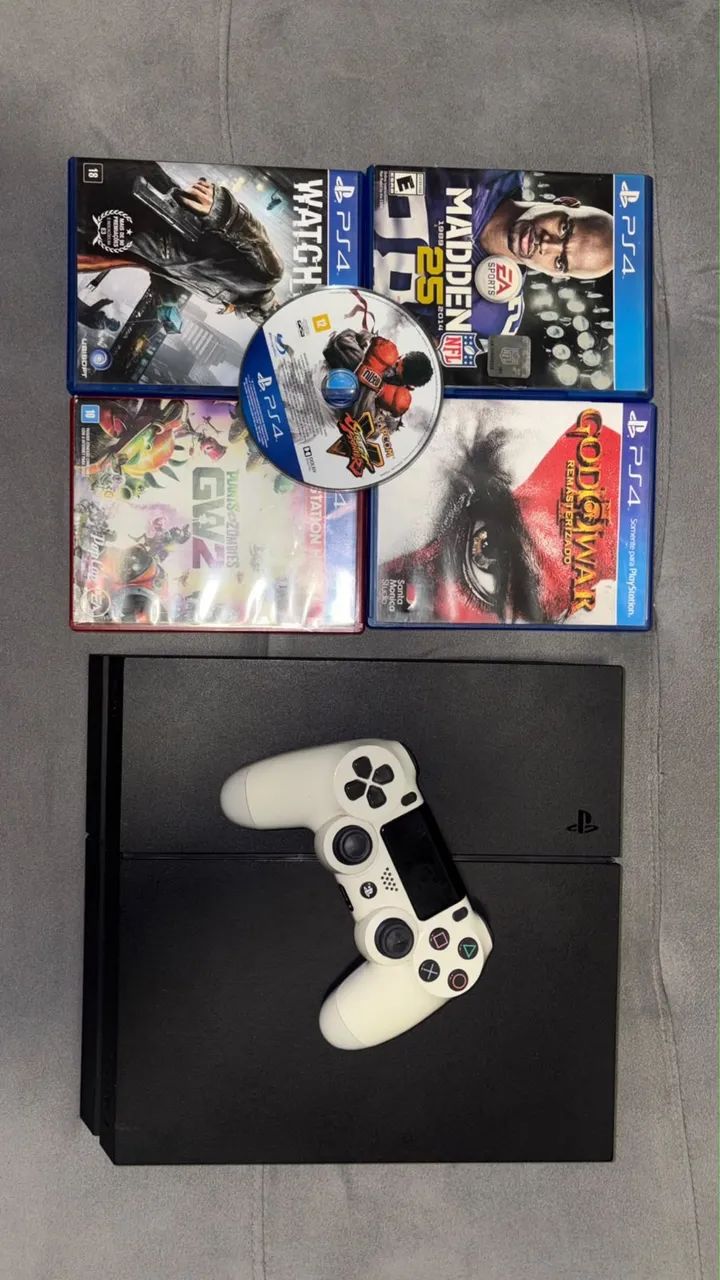PS 4 de 1Tera com 5 jogos - Foto 2