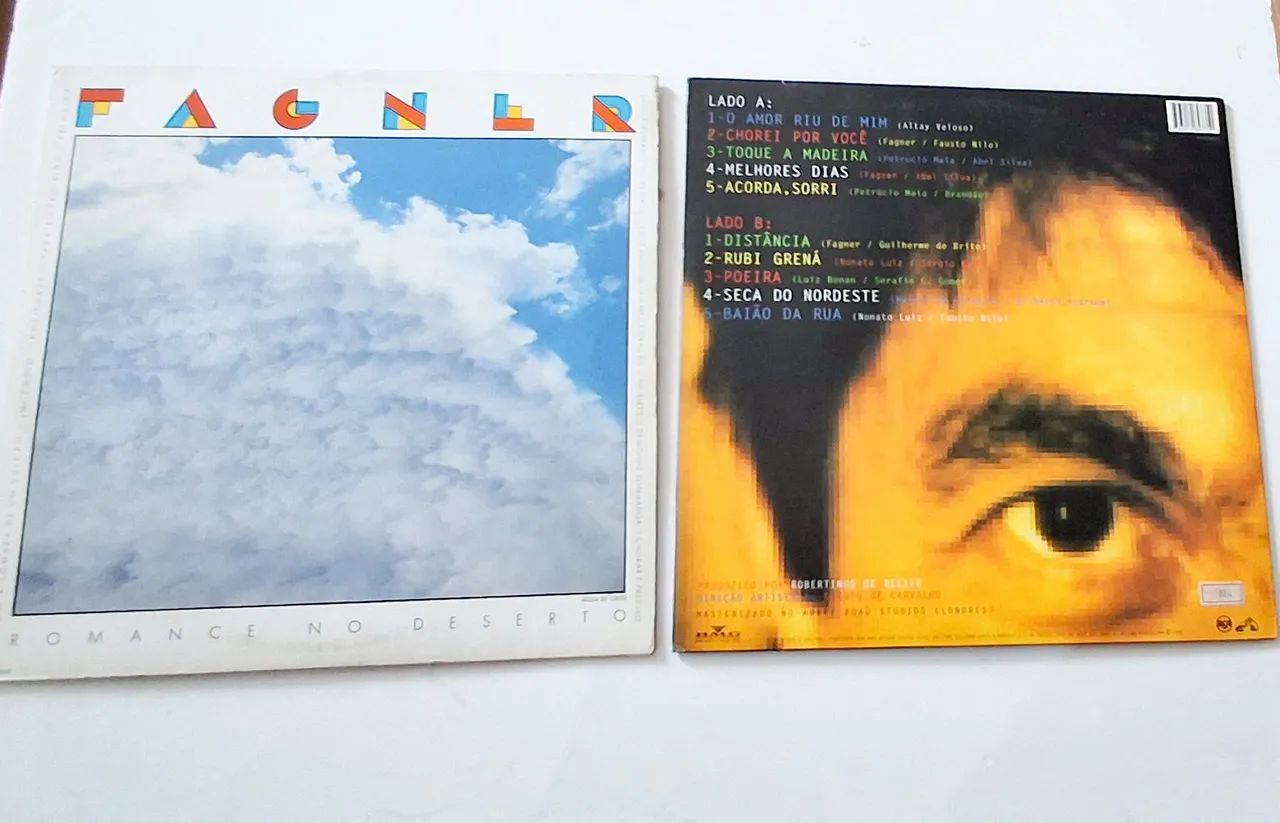 Lote duplo discos vinil Fagner - Foto 2